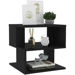 vidaXL Beistelltisch Schwarz 40x40x40 cm Holzwerkstoff