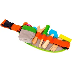 Spielwerkzeug SMALL FOOT "Werkzeuggürtel", bunt, Spielwerkzeug, Kinder