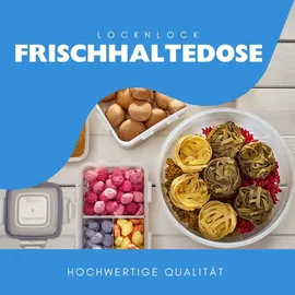 Lock & Lock Kaffeedose rund transparent 0,3 l