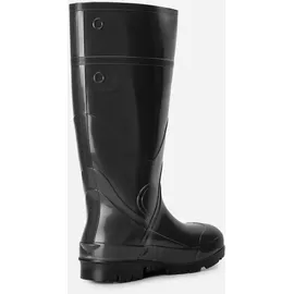 Ladeheid Gummistiefel Herren hoch Erwachsene wasserdichte Regenschuhe LA-914 (Schwarz, 41 Eu)