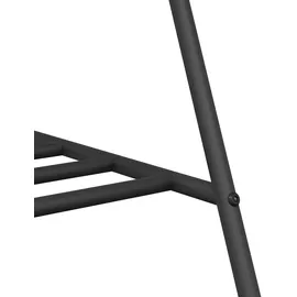 vidaXL Garderobenständer mit Regal 100 x 56 x 154 cm Schwarz