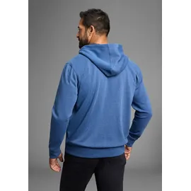 MAN'S WORLD Kapuzensweatjacke Blau meliert S