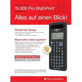 Texas Instruments TI-30X Pro Schwarz