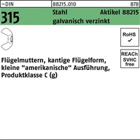 Industrial Quality Supplies Flügelmutter DIN 315 kl. Form St.