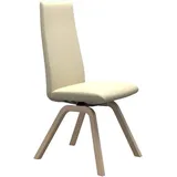 Stressless® Polsterstuhl Laurel, High Back, Größe M, mit schräggestellten Beinen in Eiche natur beige