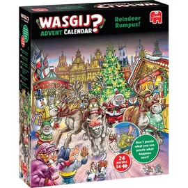 JUMBO Spiele Wasgij Adventskalender Rentier-Raserei! 2023