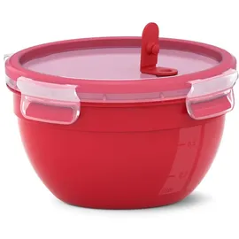 Emsa Frischhaltedose rund rot 1,1 l
