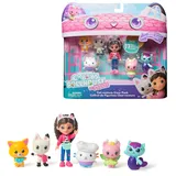 Spin Master Gabby's Dollhouse DER FILM - Cat-venture Crew Figuren-Set, 11-teiliges Spielset mit Gabby, Katzenfreunden - Zubehörteilen, für Kinder ab 3 Jahren