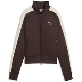 Puma Damen T7 Always ON Kurze Trainingsjacke L, Chocolate Brown - L