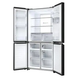 Haier HCR7818DWPT Cube 83 Serie 7 Multi Door (463 l, 1815 mm hoch, Schwarz)