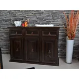 MiaMöbel Mexico Sideboard Massivholz Pinie Kolonialstil Mexiko Möbel Mexikanisch