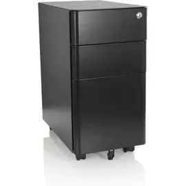 HJH Office Rollcontainer COLOR I Metall, Schwarz