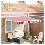 vidaXL Markise 350 x 250 cm rot