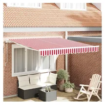 vidaXL Markise 350 x 250 cm rot