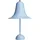 Verpan Pantop Tischlampe Hellblau