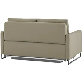 Höffner Schlafsofa aus Flachgewebe Fürth , braun , Maße (cm): B: 160 H: 90 T: 95.0