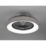 Trio Farsund 47 cm Deckenventilator grau mit Licht inkl. Fernbedienung