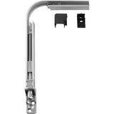 Hautau 201E schwarz, links, 1 Stück Zubehör Beschläge für Fensterbeschläge Schiebefenster Schiebetürbeschlag