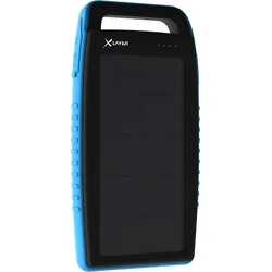 Zusatzakku XLayer Powerbank PLUS Solar Black/Blue 15.000 mAh EINHEITSGRÖSSE