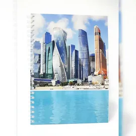 Adina Premium Collegeblock "Skyline" A4 dotted 80 Blatt 90g/qm