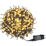 AufuN LED Lichterkette Außen Außenlichterkette Weihnachtsbeleuchtung Wasserdicht IP44 mit 8 Leuchtmodi für Hochzeit, Party, Garten, Ostern (100m,1000LEDs,WarmWeiß)
