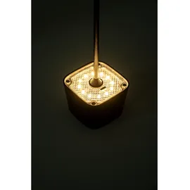 Brunner Quadrilux Mini Tischlampe, Akku, schwarz