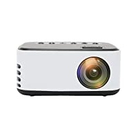 Videoprojektor, Full HD Mini Tragbarer Projektor 1080P Heimkino-Filmprojektor LED-WLAN-Projektor Kompatibel mit Smartphone, TV, Stick(EU-Stecker)