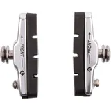 M-Wave Cartridge Rennrad-Bremsschuhe, Silber/schwarz
