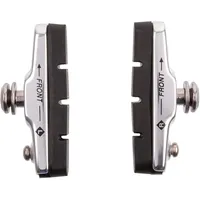 M-Wave Cartridge Rennrad-Bremsschuhe, Silber/schwarz