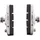 M-Wave Cartridge Rennrad-Bremsschuhe, Silber/schwarz