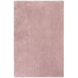 Esprit Relaxx Hochflorteppich 80 x 150 cm rosa/creme