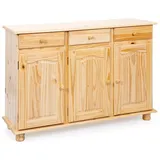 Interlink Sideboard Abaco 3 Türen 3 Schubladen Natur