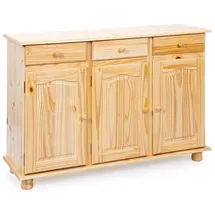 Interlink Sideboard Abaco 3 Türen 3 Schubladen Natur