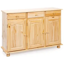 Interlink Sideboard Abaco 3 Türen 3 Schubladen Natur