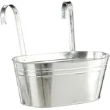 Mica decorations - Topf Joey Eisen 13,5 X 30 X 17 Cm Hängend Grau Topf