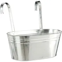 Mica decorations - Topf Joey Eisen 13,5 X 30 X 17 Cm Hängend Grau Topf