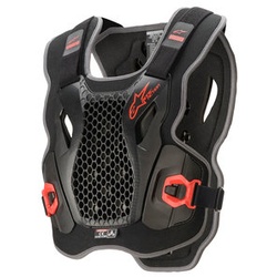 alpinestars Bionic Action Brustpanzer mit Rückenprotektor schwarz, XXL