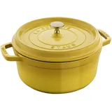 Staub La Cocotte 24 cm, rund, Citron, Gusseisen