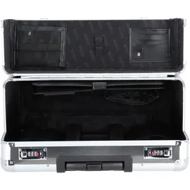 ALUMAXX Pilotenkoffer 2-Rollen Cabin 48,5 cm / 30 l black/silver