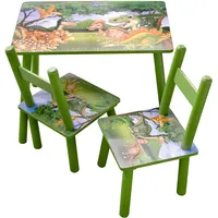 Hti-Living Kindertischgruppe Dinos 3-tlg. bunt