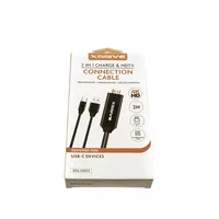 COFI 2-in-1-lade- und Hdtv Verbindungskabel Usb-c 4k/hd 2m