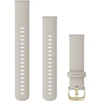Garmin Ersatzarmband 18mm Silikon Beige/Hellgold 110-195 mm