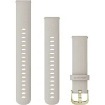Garmin Ersatzarmband 18mm Silikon Beige/Hellgold 110-195 mm