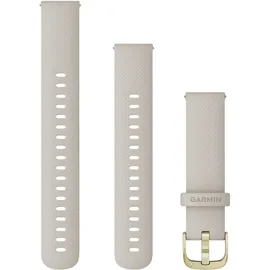 Garmin Ersatzarmband 18mm Silikon Beige/Hellgold 110-195 mm