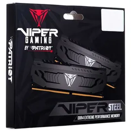 Patriot Viper Steel 16GB, DDR4-3600, CL17-19-19-39 (PVS416G360C7K)