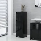 vidaXL Badezimmerschrank 30 x 90 x 30 cm Schwarz