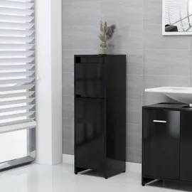 vidaXL Badezimmerschrank 30 x 90 x 30 cm Schwarz