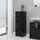 vidaXL Badezimmerschrank 30 x 90 x 30 cm Schwarz
