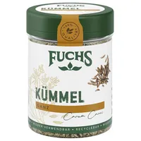 Fuchs Gewürze - Kümmel ganz - kräftiges Gewürz für Kohl- und Fleischgerichte oder zu Bratkartoffeln - natürliche Zutaten - 60 g in wiederverwendbarer, recyclebarer Dose