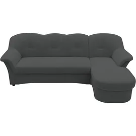 DOMO collection Eckcouch Polyester 3-Sitzer Grau